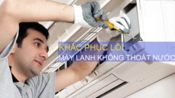 Tại sao máy lạnh không chảy nước thải ra ngoài?