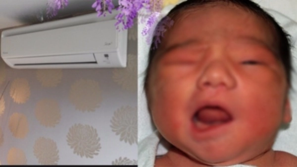 Nằm điều hòa sai cách khiến trẻ bị méo miệng, liệt mặt
