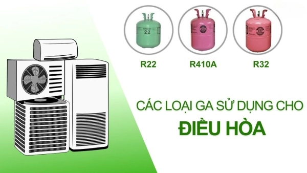 So sánh các loại gas dùng cho máy lạnh, điều hòa hiện nay