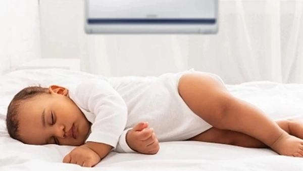 Cho trẻ sơ sinh nằm điều hòa cần lưu ý những gì?