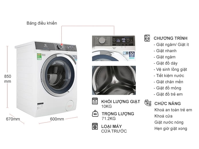 Khi điều chỉnh chế độ giặt không phù hợp cũng sẽ khiến máy giặt giặt quá lâu