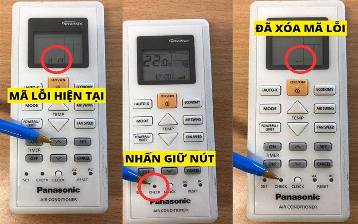 Điện Lạnh Sapa hướng dẫn cách check lỗi điều hòa Panasonic nháy đèn timer