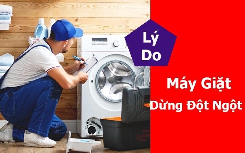 Bống dưng máy giặt dừng đột ngột khi giặt