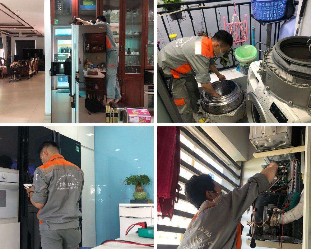 Dịch vụ sửa máy lạnh Hoàng Gia Phát chuyên nhận sửa chữa máy giặt kêu to, không cấp nước với chi phí phải chăng