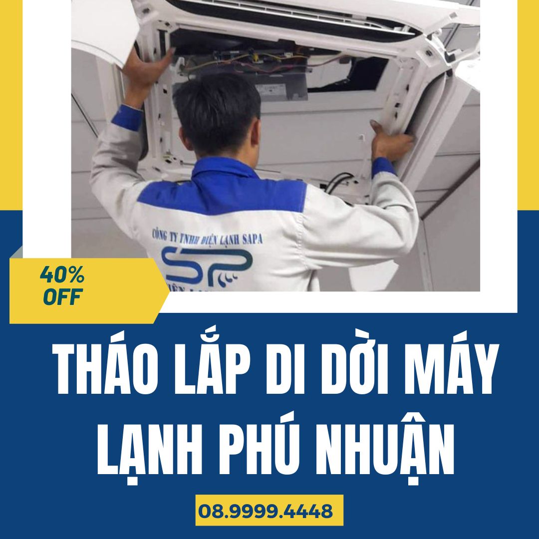 Tháo lắp di dời máy lạnh quận Phú Nhuận