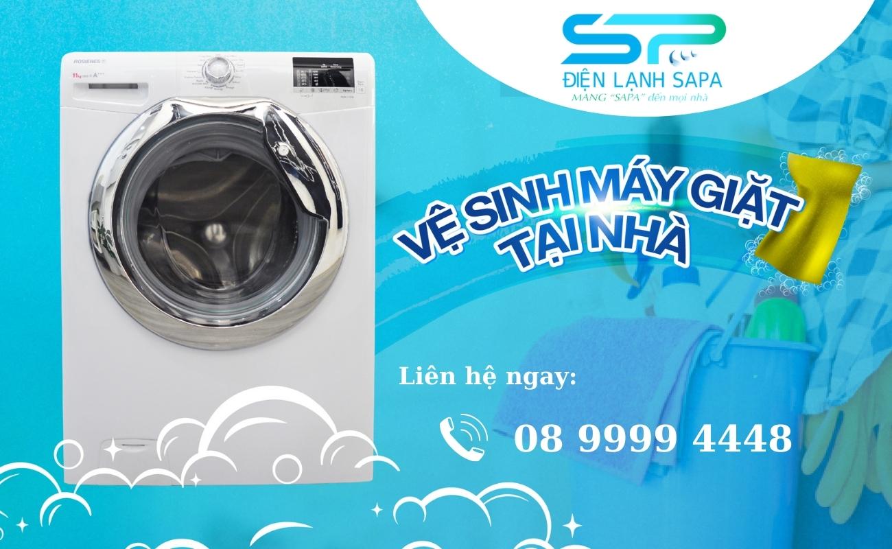 Vệ sinh máy giặt định kì liên hệ ngay Điện Lạnh Sapa