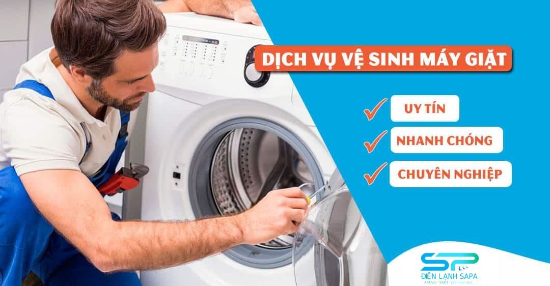 Dịch vụ vệ sinh máy giặt Quận 4 tại nhà của Điện Lạnh Sapa chuyên nghiệp, tận tâm với mức giá phải chăng