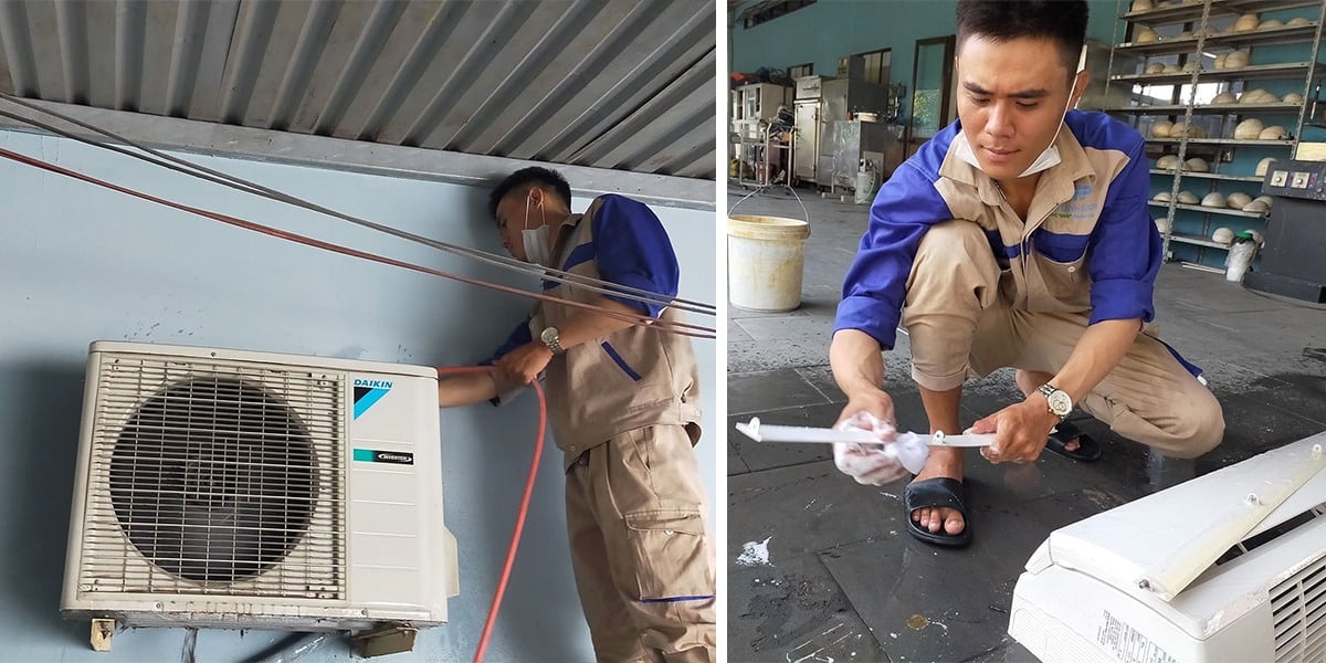 Dịch vụ vệ sinh máy lạnh tại nhà Huyện Hóc Môn